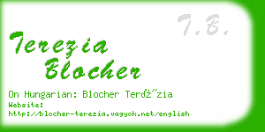 terezia blocher business card